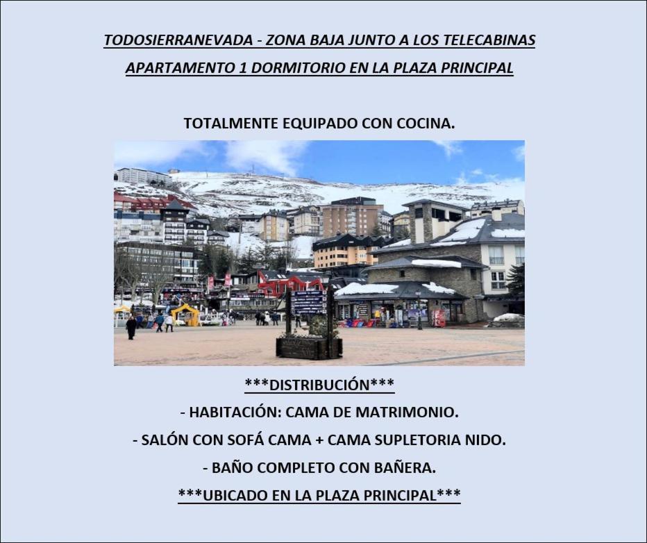 Ski Plaza Sierra Nevada & Zona Baja Exterior photo